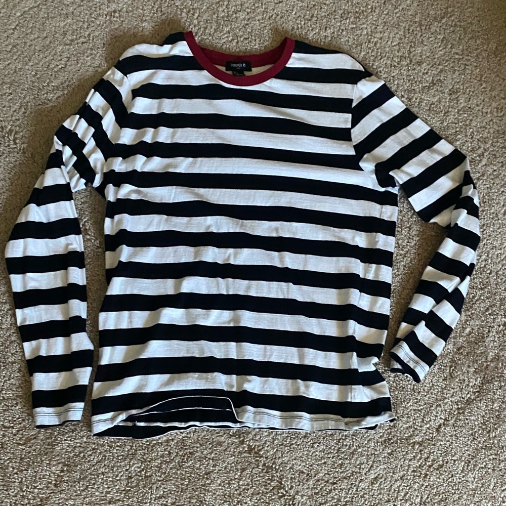 Forever 21 striped long sleeve shirt